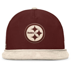 Pittsburgh Steelers NFL Reminisce Golfer Adjustable Hat - Brown discount