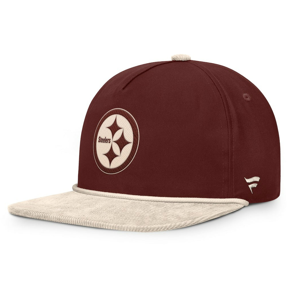 Pittsburgh Steelers NFL Reminisce Golfer Adjustable Hat - Brown discount