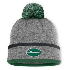 New York Jets Motion Cuffed Knit Hat with Pom - Heather Gray discount