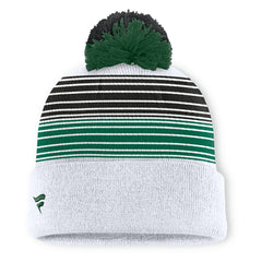 New York Jets Ghost Cuffed Knit Hat with Pom - White for sale
