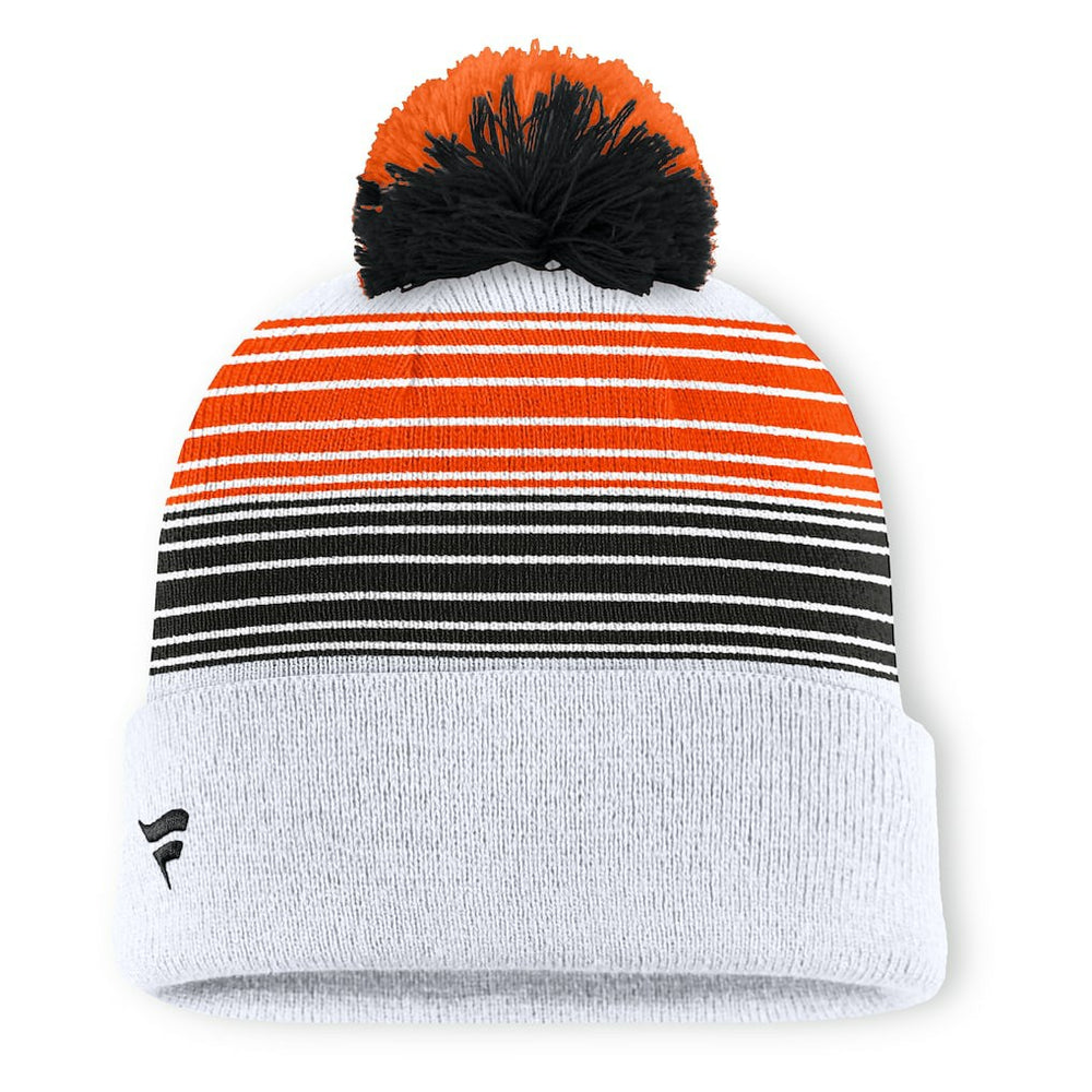 Cincinnati Bengals Ghost Cuffed Knit Hat with Pom - White sale