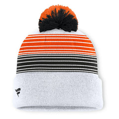 Cincinnati Bengals Ghost Cuffed Knit Hat with Pom - White sale