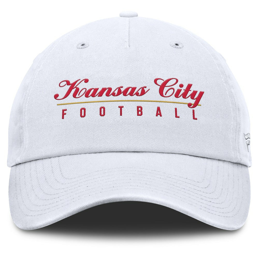 Kansas City Chiefs Women's Harmony Adjustable Hat - White discount