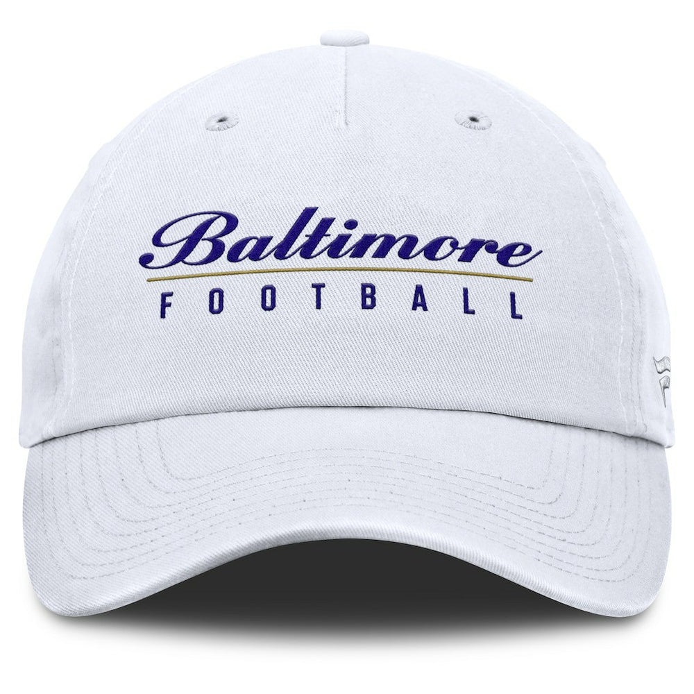 Baltimore Ravens Women's Harmony Adjustable Hat - White sale
