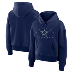 Dallas Cowboys Women's Eligible Receiver Legacy Pullover Hoodie - Navy sale