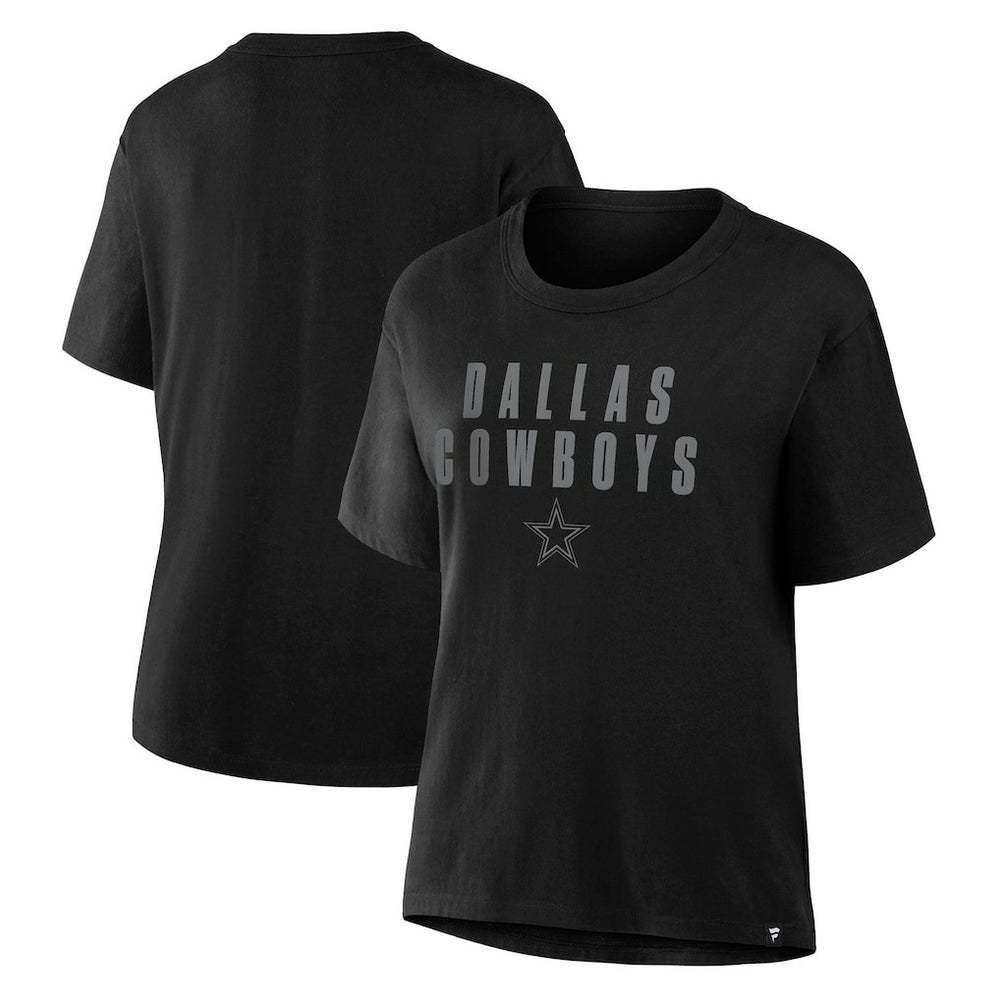 Dallas Cowboys Women's Blackout Kneel Down Legacy T-Shirt - Black sale