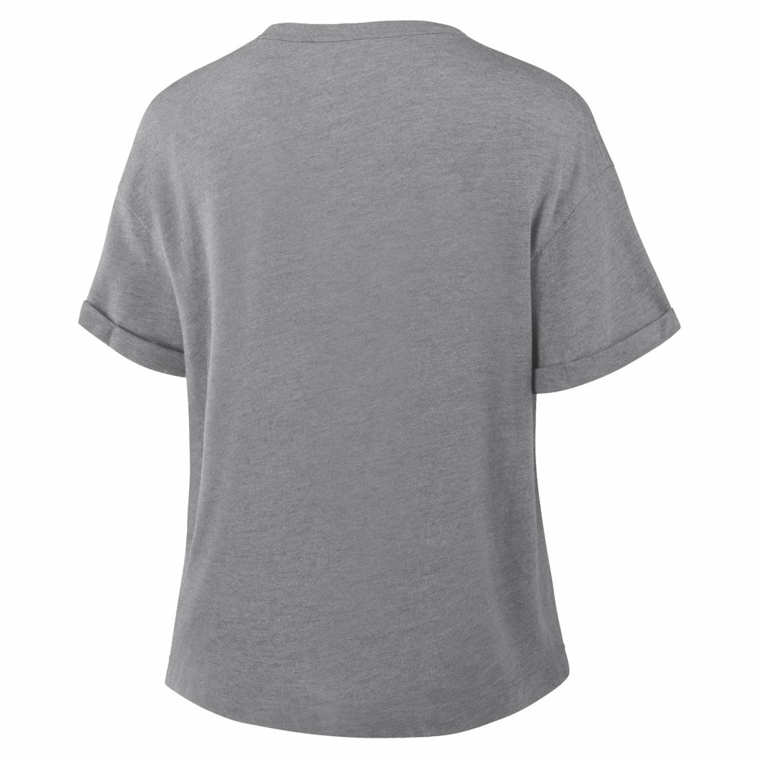 Dallas Cowboys Women's Pennant Wave Tribute Tri-Blend Boxy T-Shirt - Heather Gray for sale
