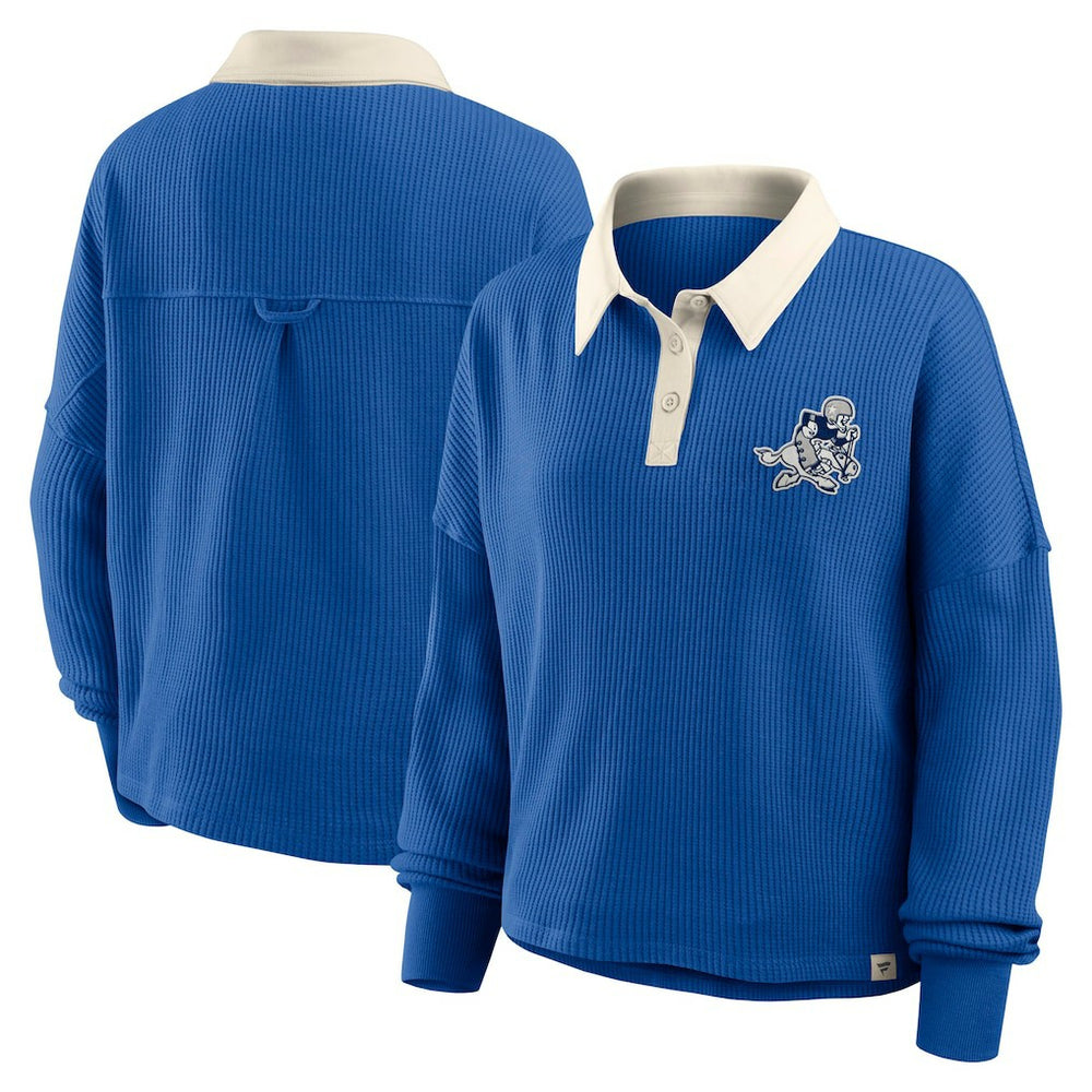 Dallas Cowboys Women's Oversized Hometown Premium Thermal Long Sleeve Shirt - Royal online