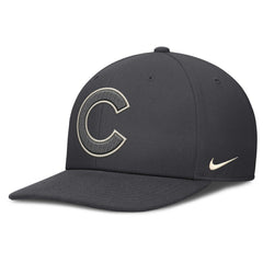 Chicago Cubs Statement Pro Snapback Hat Anthracite