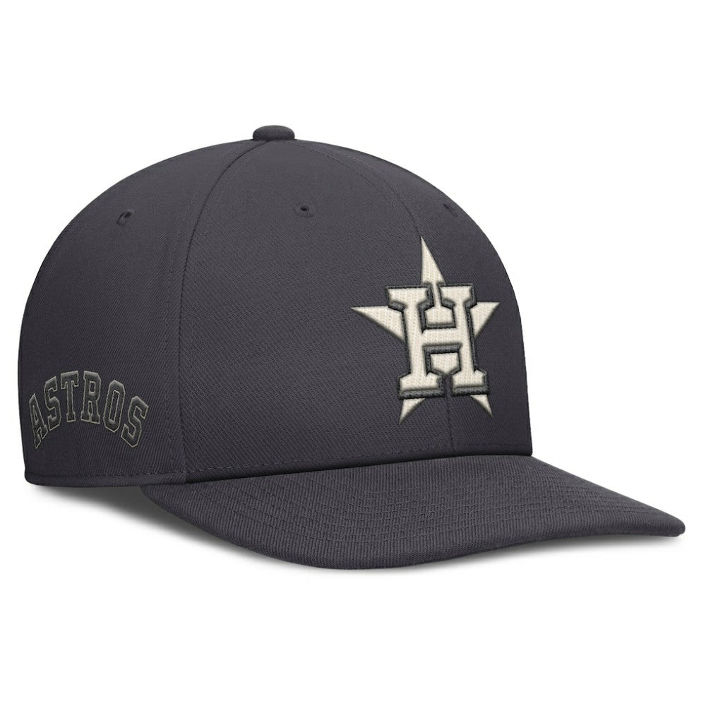 Houston Astros Statement Pro Snapback Hat Anthracite