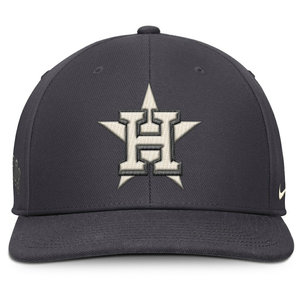 Houston Astros Statement Pro Snapback Hat Anthracite