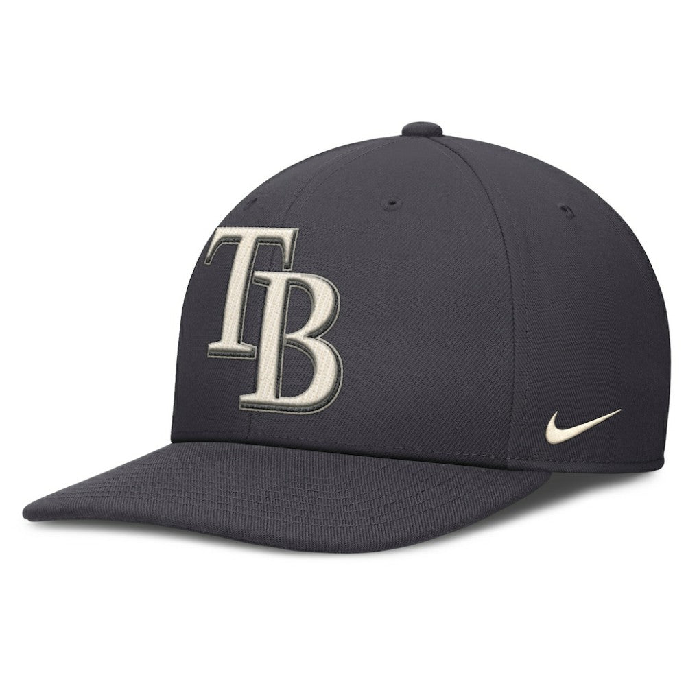 Tampa Bay Rays Statement Pro Snapback Hat Anthracite