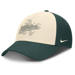 Athletics Statement Club Performance Adjustable Hat Green/Natural