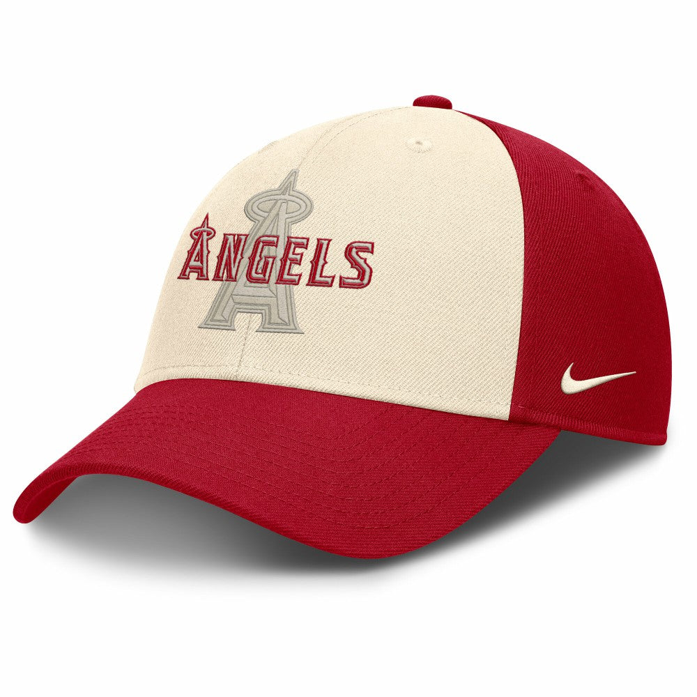 Los Angeles Angels Statement Club Performance Adjustable Hat Red/Natural