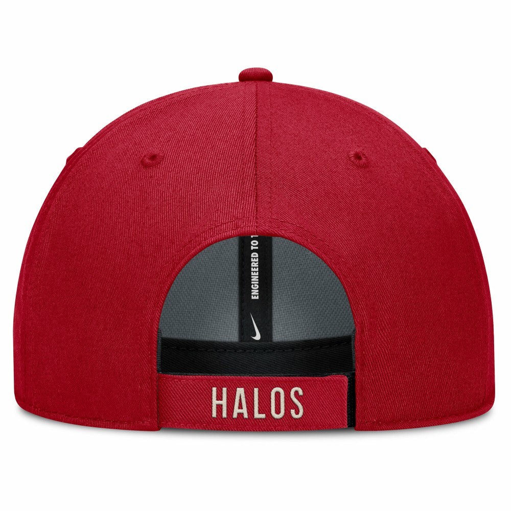 Los Angeles Angels Statement Club Performance Adjustable Hat Red/Natural