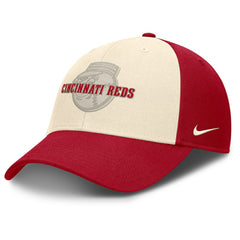 Cincinnati Reds Statement Club Performance Adjustable Hat Red/Natural