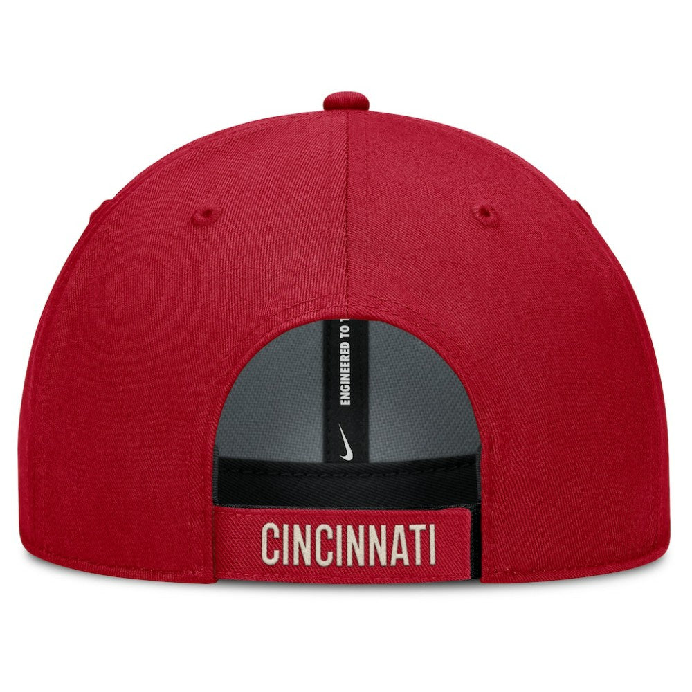 Cincinnati Reds Statement Club Performance Adjustable Hat Red/Natural