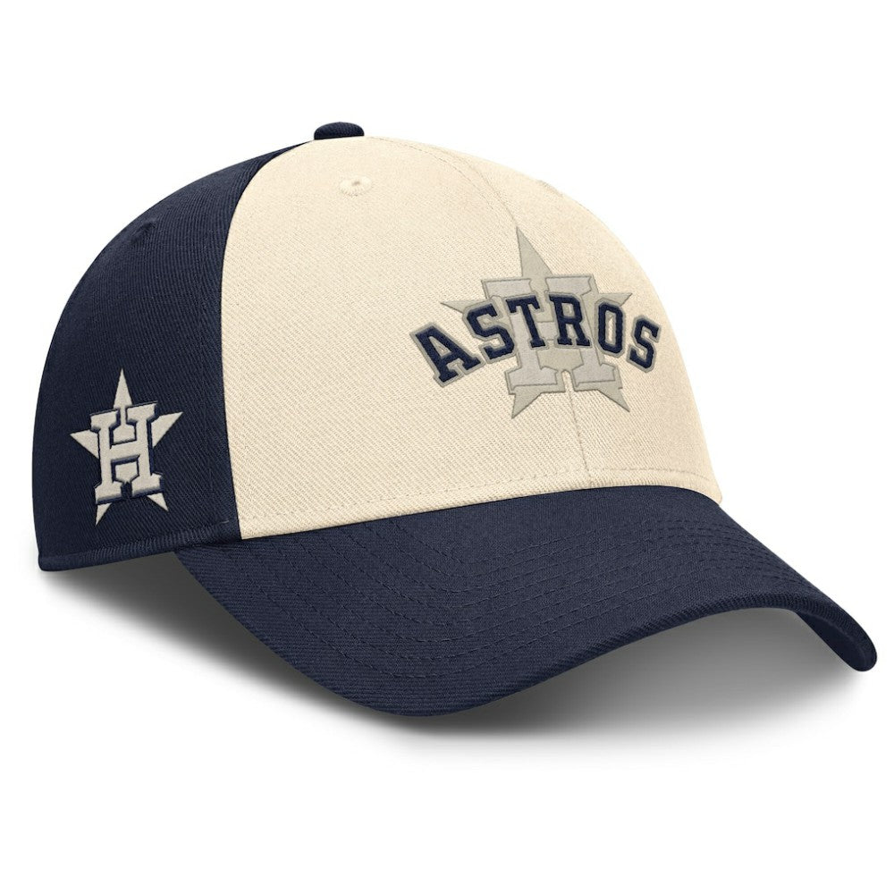 Houston Astros Statement Club Performance Adjustable Hat Navy/Natural