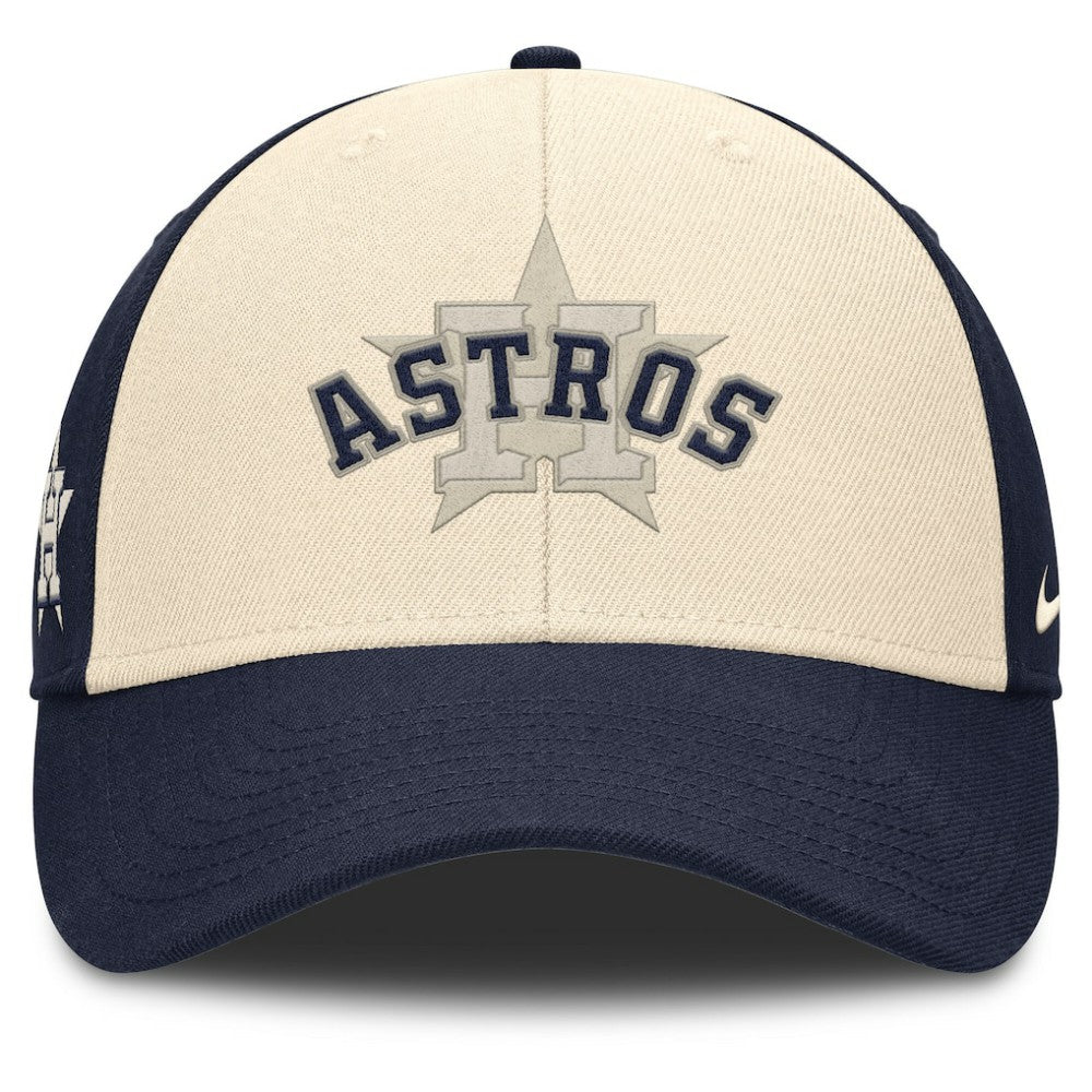 Houston Astros Statement Club Performance Adjustable Hat Navy/Natural