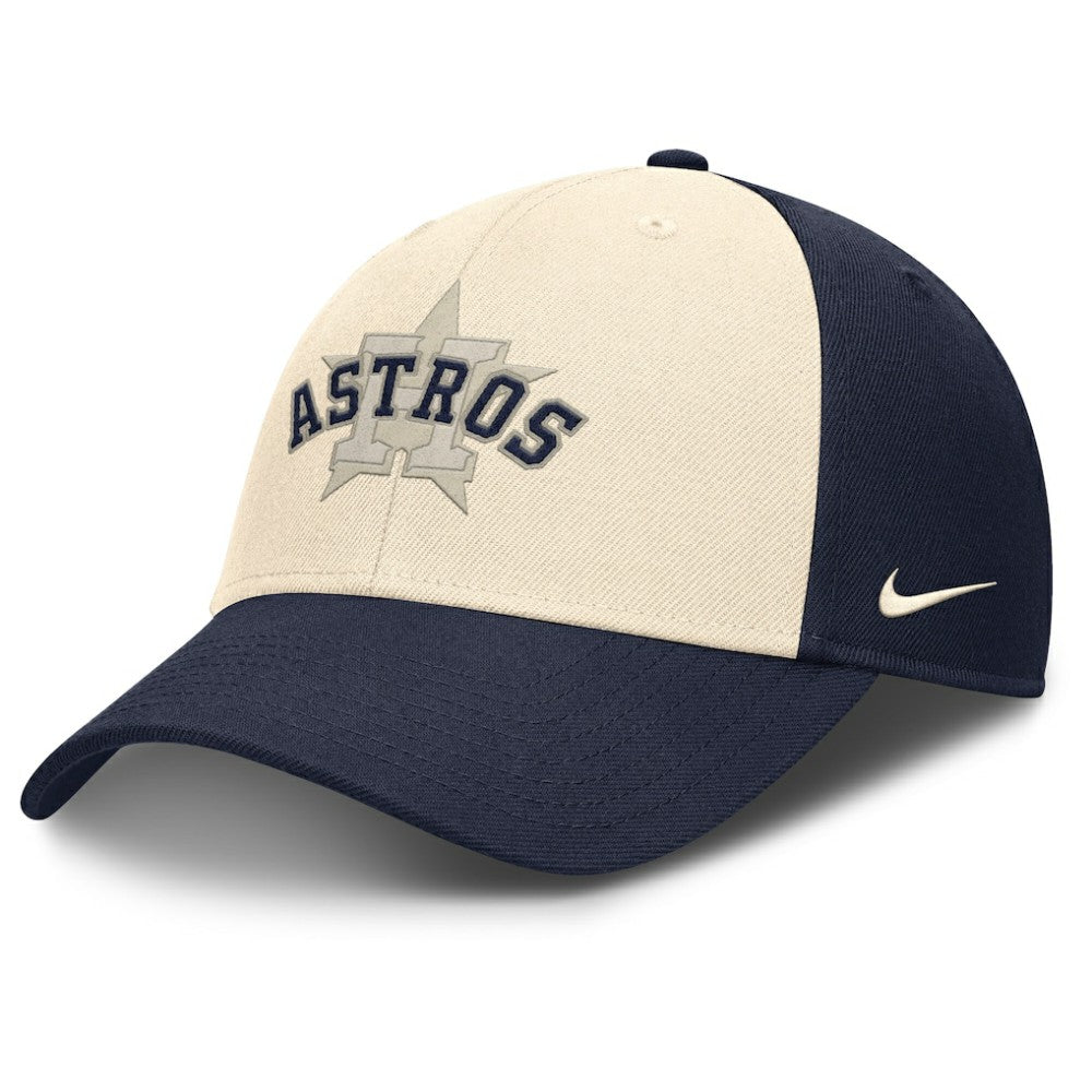 Houston Astros Statement Club Performance Adjustable Hat Navy/Natural