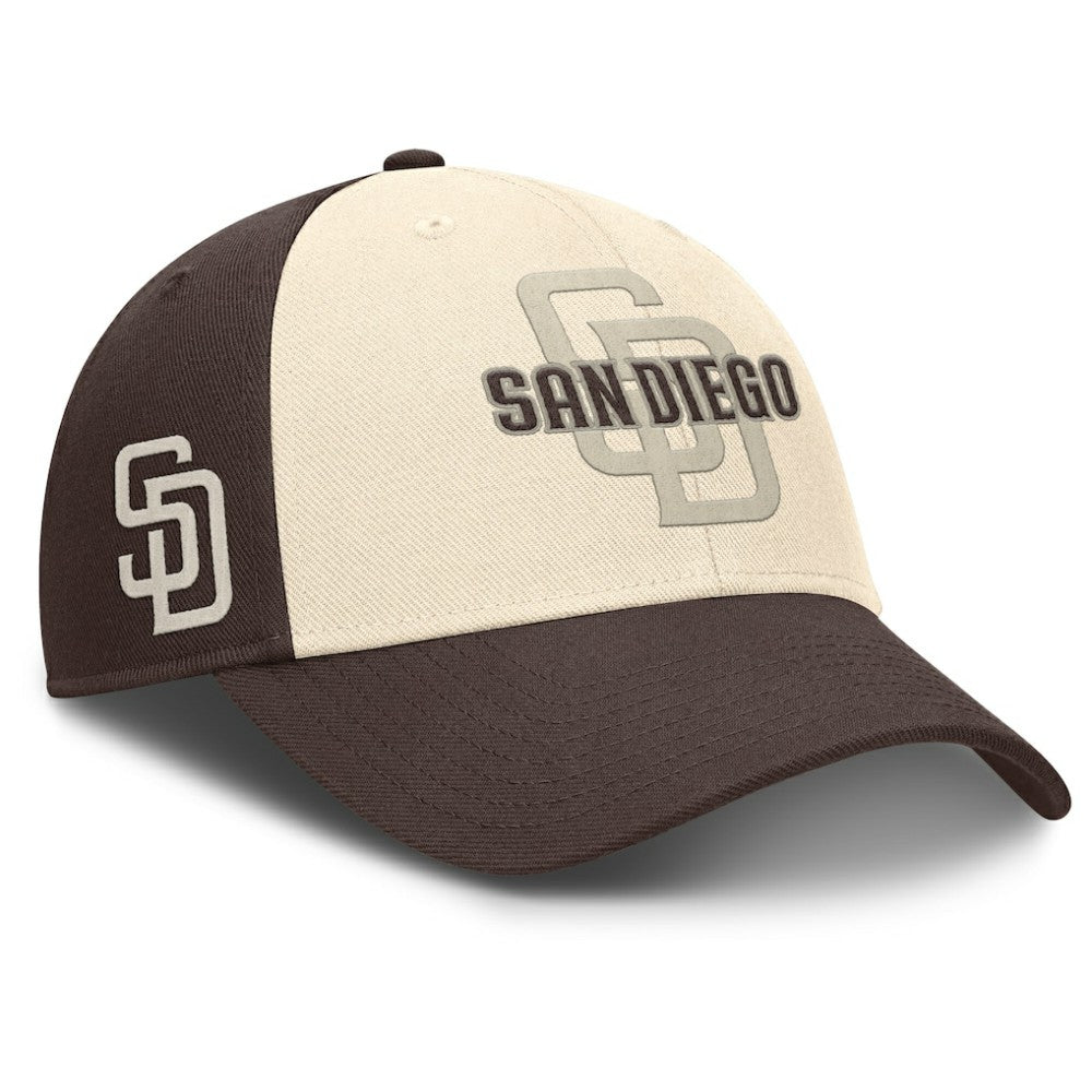 San Diego Padres Statement Club Performance Adjustable Hat Brown/Natural