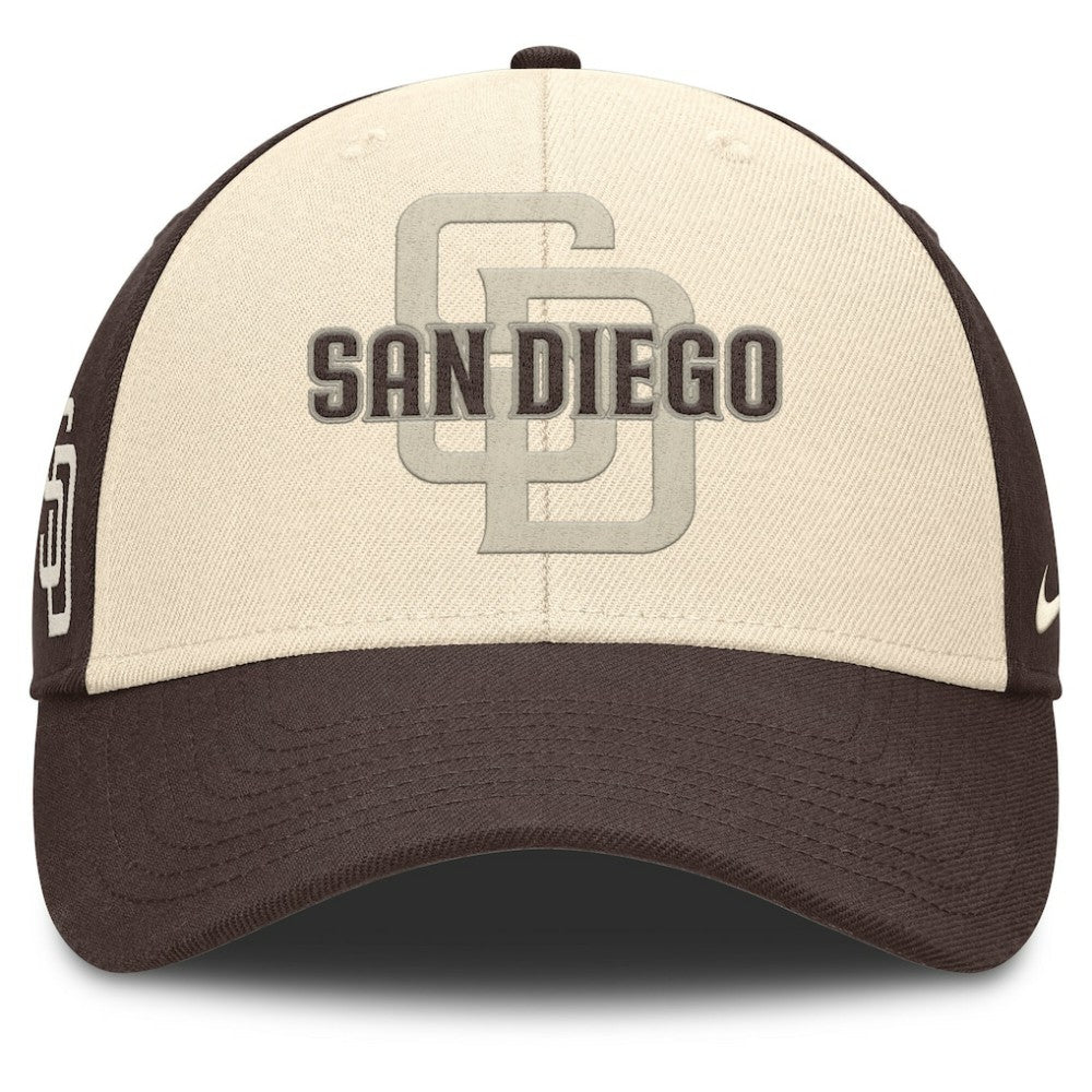 San Diego Padres Statement Club Performance Adjustable Hat Brown/Natural