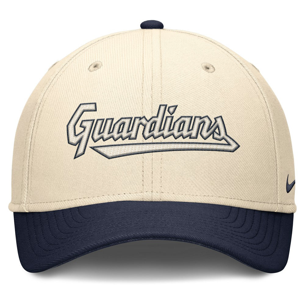Cleveland Guardians Statement Rise Performance Flex Hat Natural/Navy