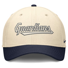 Cleveland Guardians Statement Rise Performance Flex Hat Natural/Navy