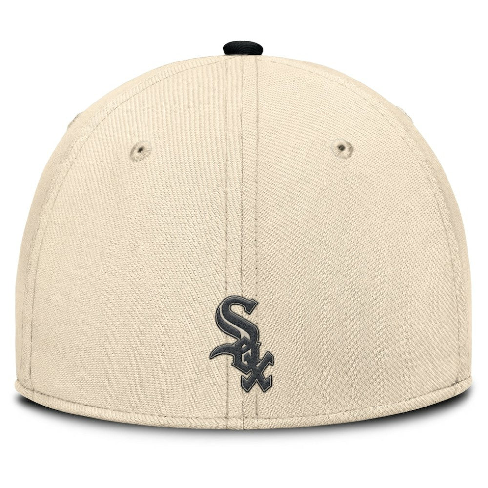 Chicago White Sox Statement Rise Performance Flex Hat Natural/Black