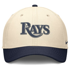 Tampa Bay Rays Statement Rise Performance Flex Hat Natural/Navy