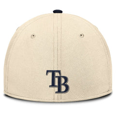 Tampa Bay Rays Statement Rise Performance Flex Hat Natural/Navy