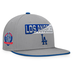 Los Angeles Dodgers Punchout Snapback Hat Gray