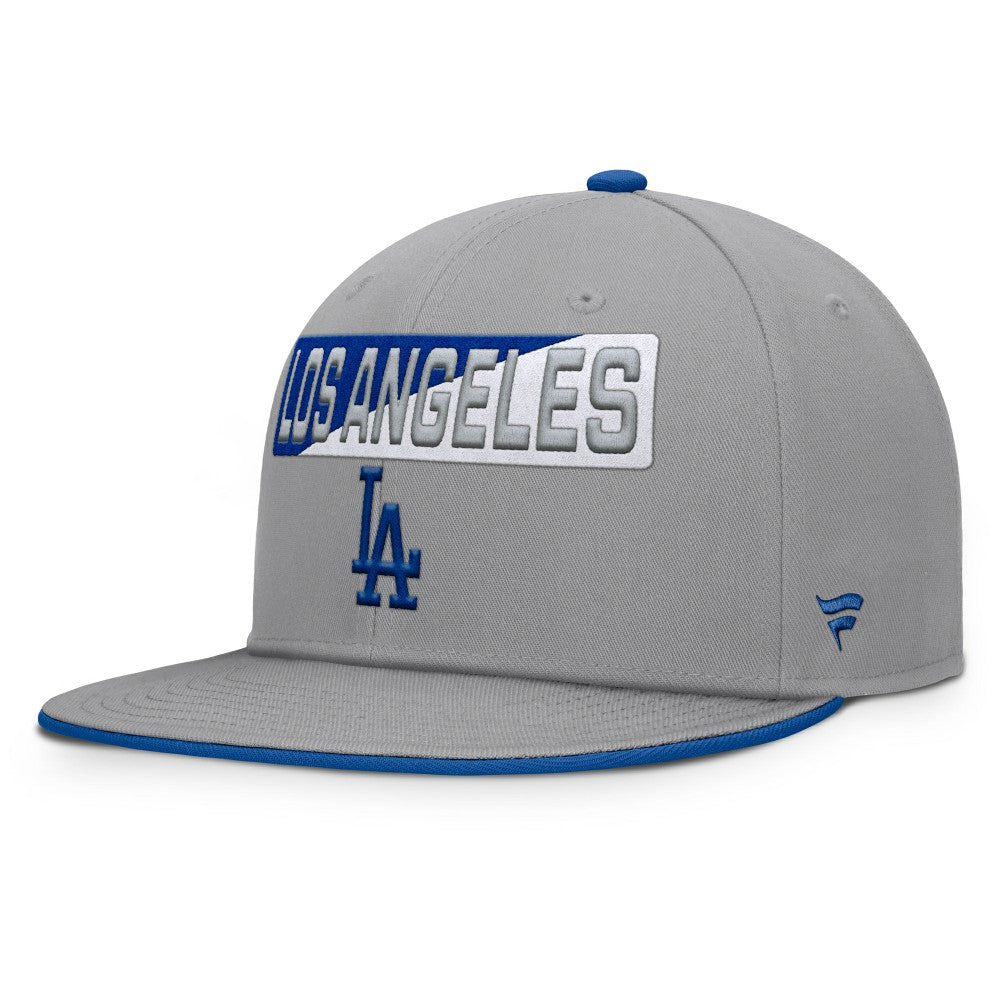Los Angeles Dodgers Punchout Snapback Hat Gray