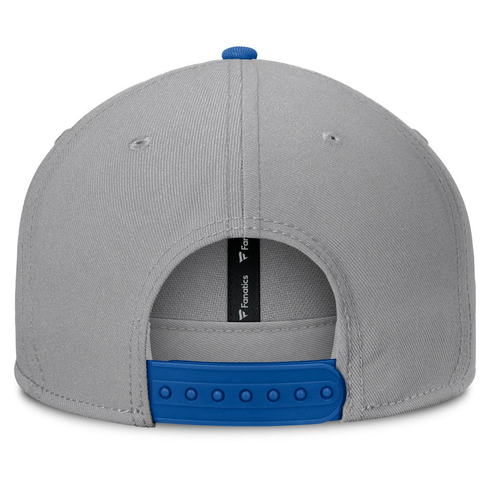 Los Angeles Dodgers Punchout Snapback Hat Gray