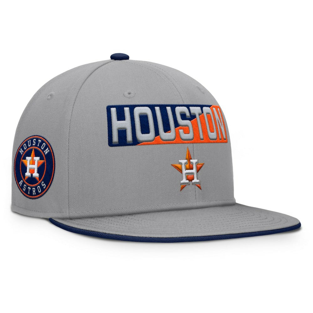 Houston Astros Punchout Snapback Hat Gray