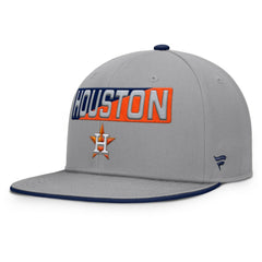 Houston Astros Punchout Snapback Hat Gray