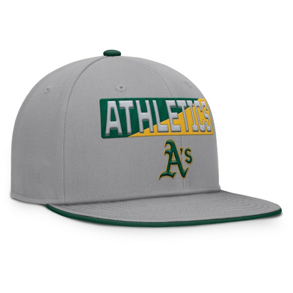 Athletics Punchout Snapback Hat Gray