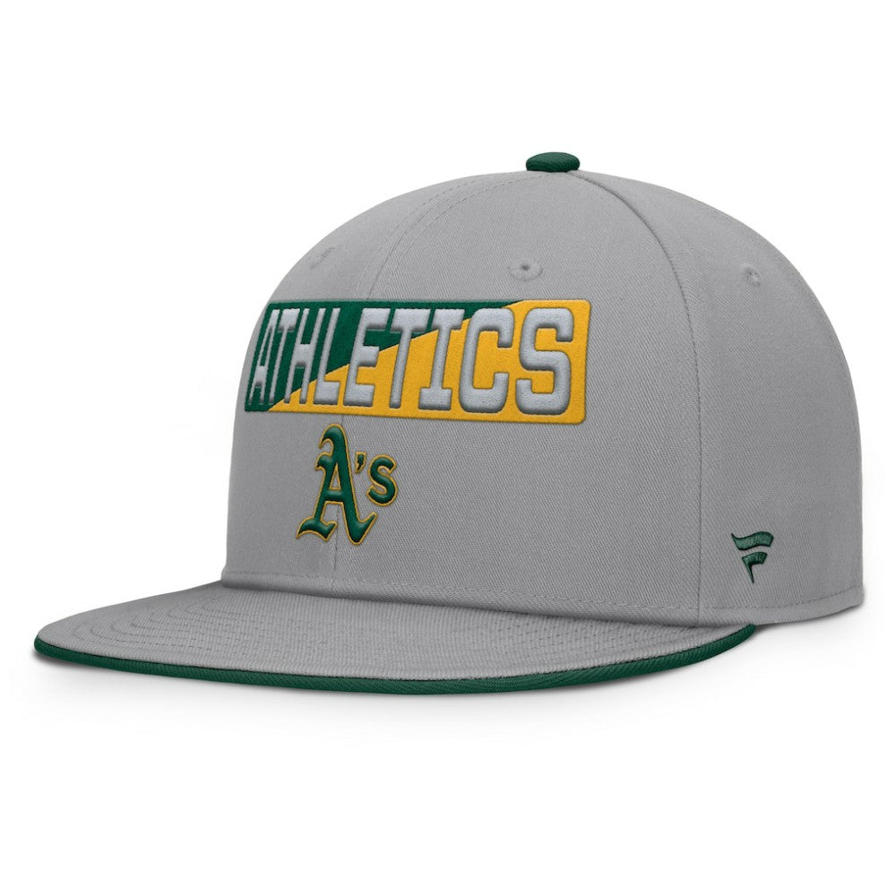 Athletics Punchout Snapback Hat Gray
