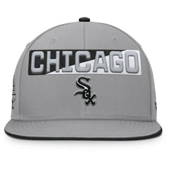 Chicago White Sox Punchout Snapback Hat Gray
