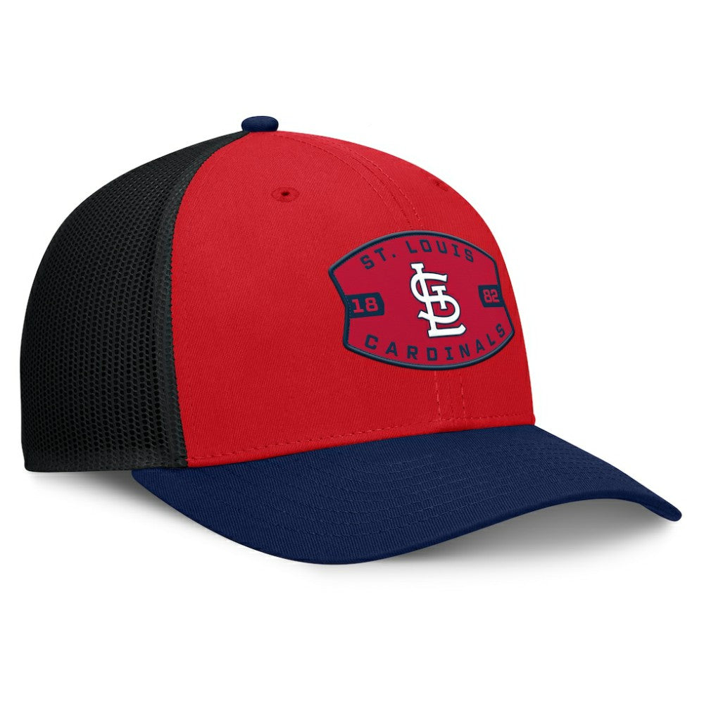 St. Louis Cardinals Cutoff Adjustable Trucker Hat Red/Navy