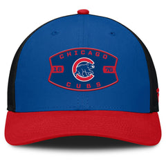 Chicago Cubs Cutoff Adjustable Trucker Hat Royal/Red