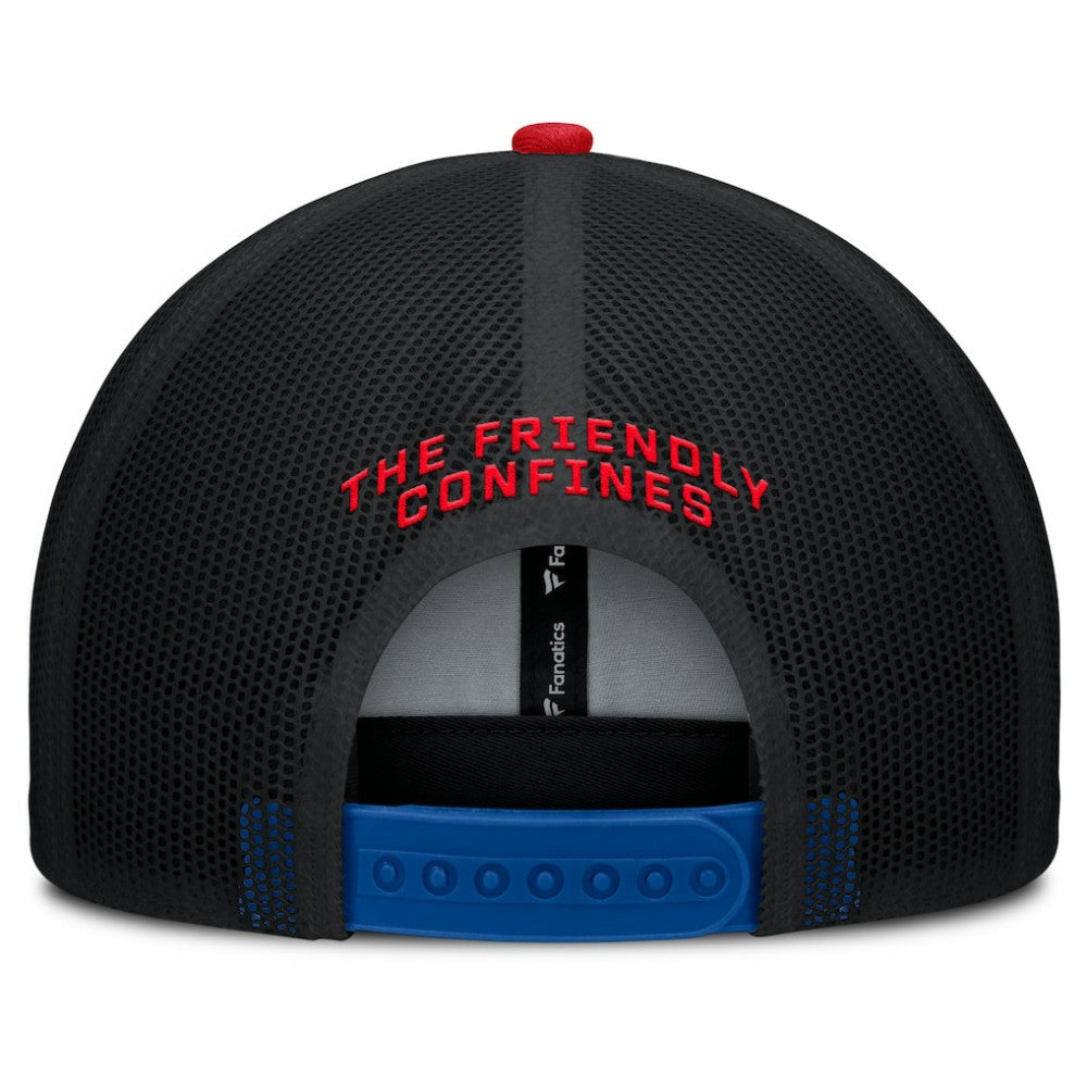Chicago Cubs Cutoff Adjustable Trucker Hat Royal/Red