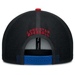 Texas Rangers Cutoff Adjustable Trucker Hat Royal/Red