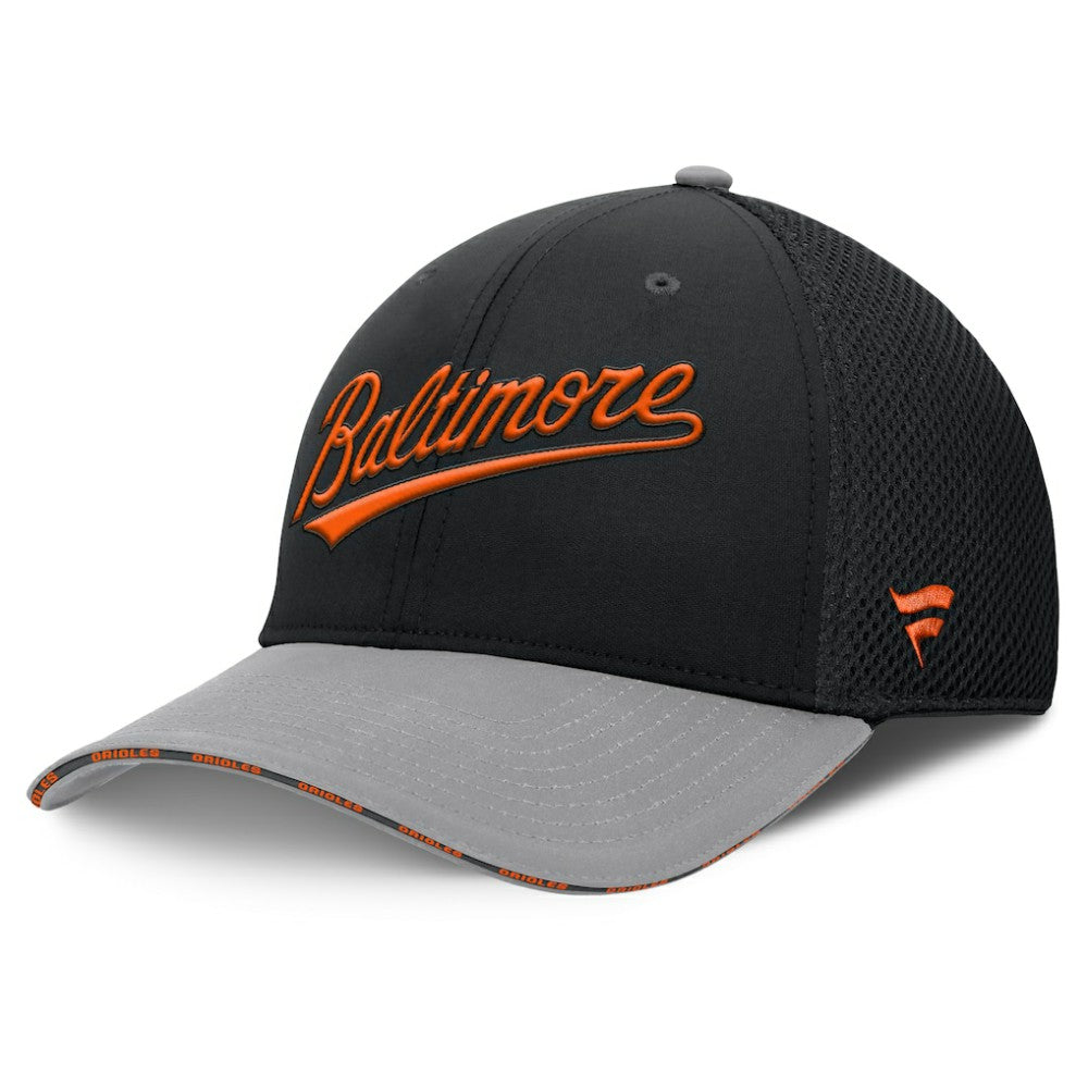Baltimore Orioles Pennant Flex Hat Black/Gray