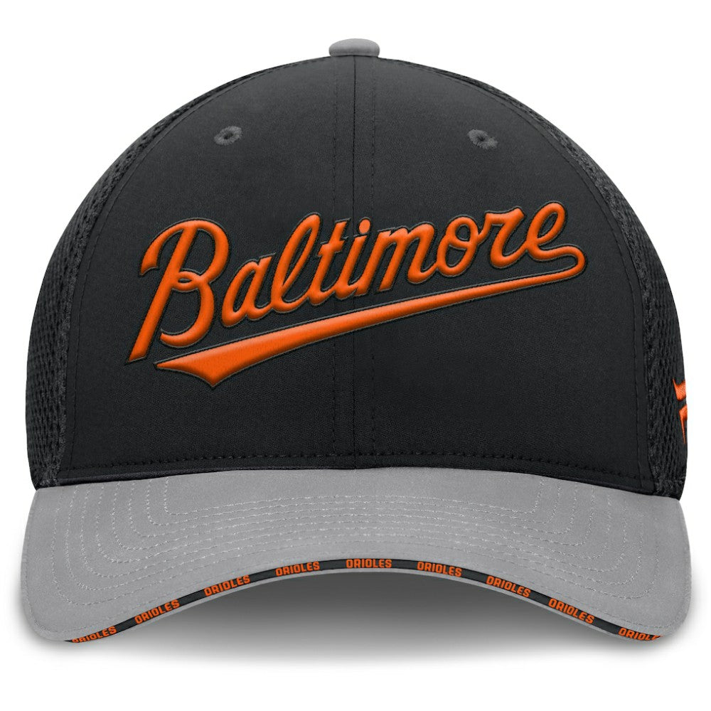 Baltimore Orioles Pennant Flex Hat Black/Gray