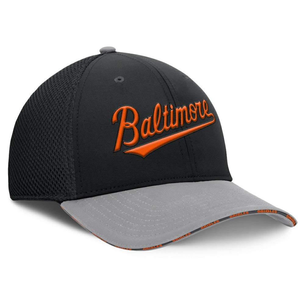 Baltimore Orioles Pennant Flex Hat Black/Gray