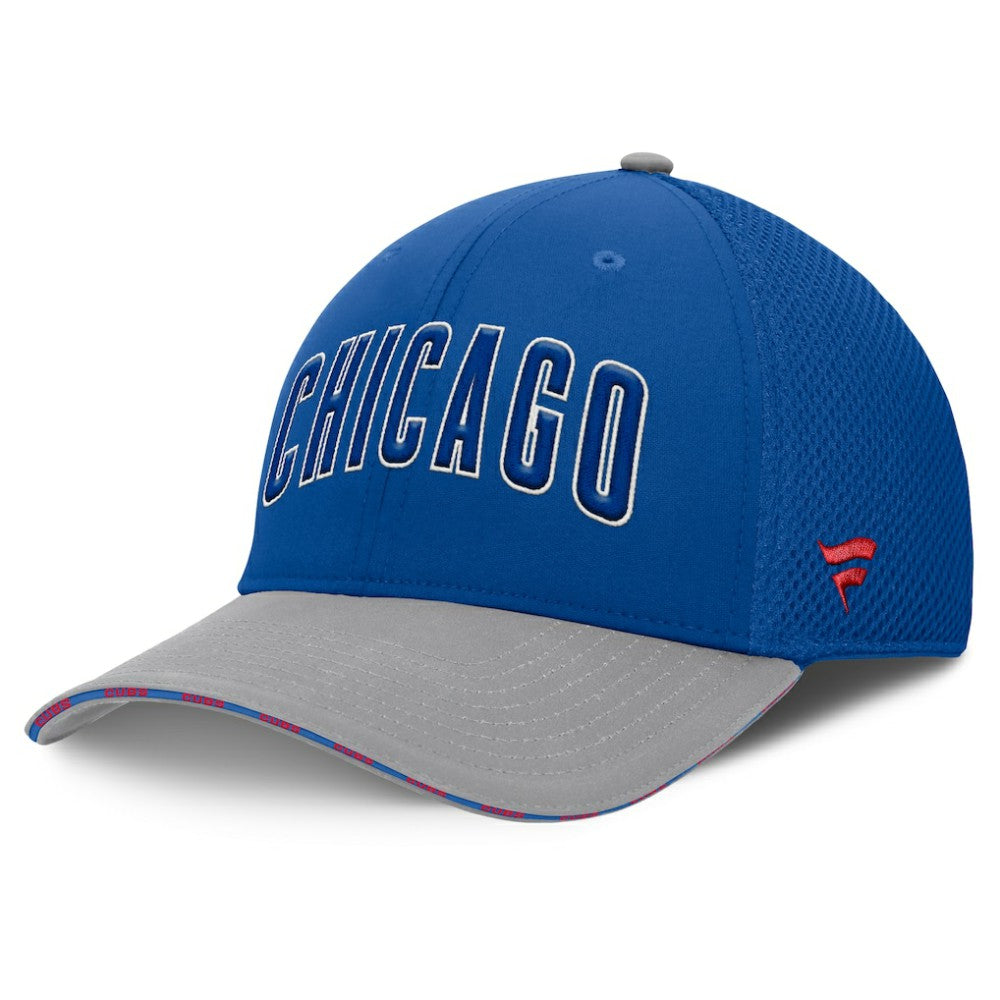 Chicago Cubs Pennant Flex Hat Royal/Gray