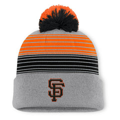 San Francisco Giants Balk Cuffed Knit Hat with Pom Gray