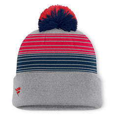 Cleveland Guardians Balk Cuffed Knit Hat with Pom Gray