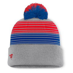 Chicago Cubs Balk Cuffed Knit Hat with Pom Gray